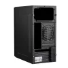 Caja de PC Akyga AK35BK Micro-ATX, Micro ATX / Flex ATX / Mini ITX, 2x USB 2.0, sin fuente de alimentación, negra