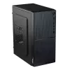 Caja de PC Akyga AK35BK Micro-ATX, Micro ATX / Flex ATX / Mini ITX, 2x USB 2.0, sin fuente de alimentación, negra