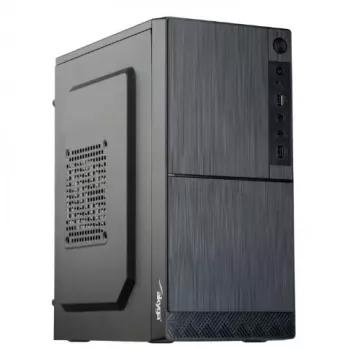 Caja de PC Akyga AK35BK Micro-ATX, Micro ATX / Flex ATX / Mini ITX, 2x USB 2.0, sin fuente de alimentación, negra
