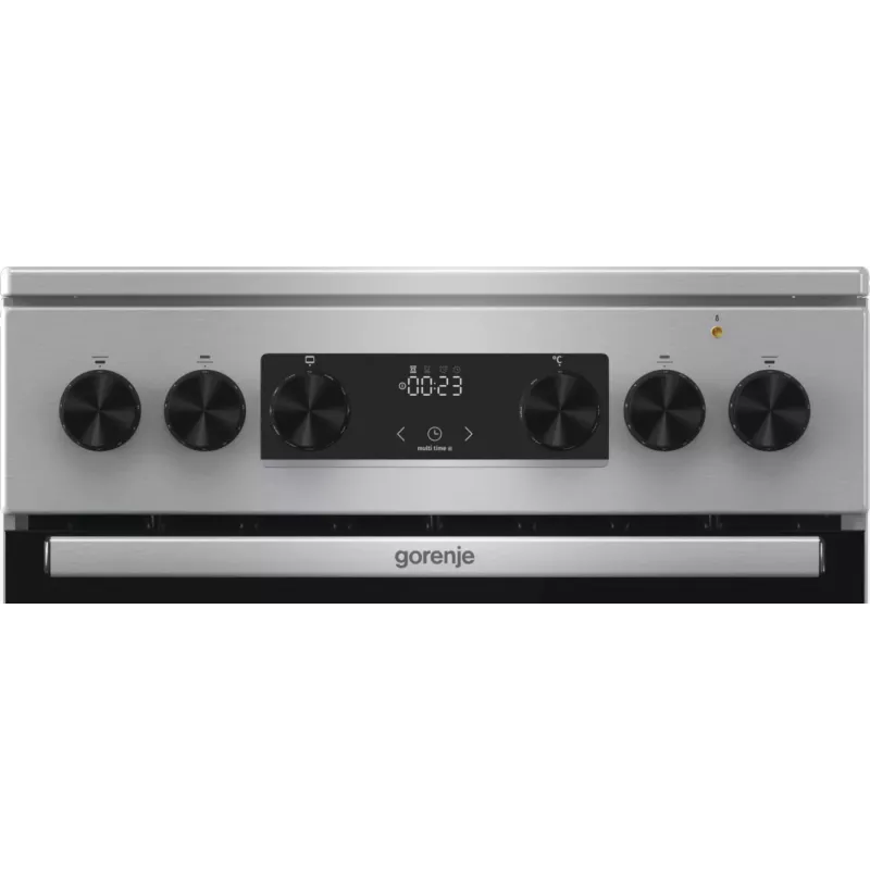 Gorenje GECS5C70XA cocina independiente eléctrica con placa vitrocerámica acero inoxidable