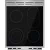 Gorenje GECS5C70XA cocina independiente eléctrica con placa vitrocerámica acero inoxidable