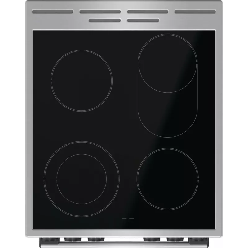 Gorenje GECS5C70XA cocina independiente eléctrica con placa vitrocerámica acero inoxidable