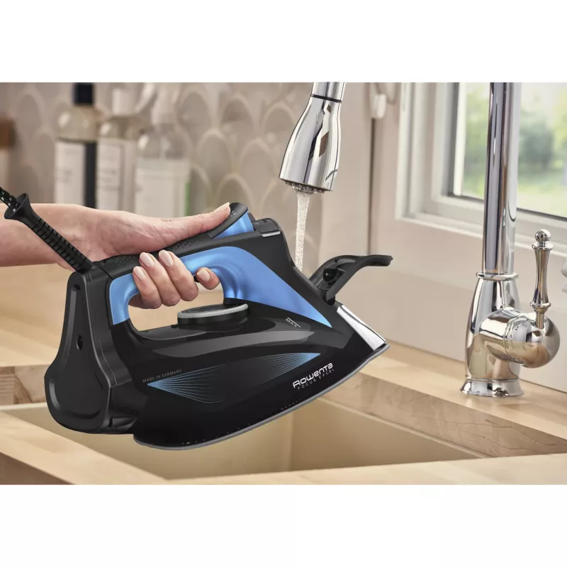 Rowenta DW5310 plancha de vapor Microsteam 400 HD suela láser 2700 W negro, azul
