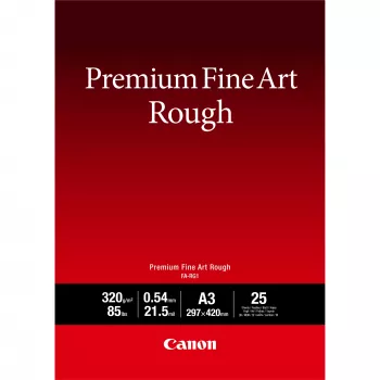 Canon FA-RG1 papel Premium Fine Art Rough, A3, 25 hojas, 320 g/m², A3, 25 hojas, 540 µm