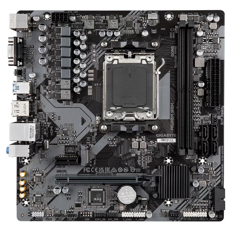 GIGABYTE A620M S2H placa base, A620, AM5, Micro ATX
