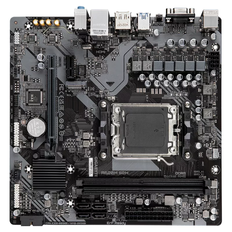 GIGABYTE A620M S2H placa base, A620, AM5, Micro ATX