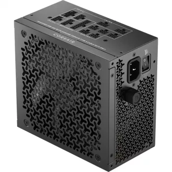 Fuente de alimentación CORSAIR RMx Shift Series RM1000x 1000W ATX 24 pines 80 PLUS Gold, negra, ventilador de 140mm