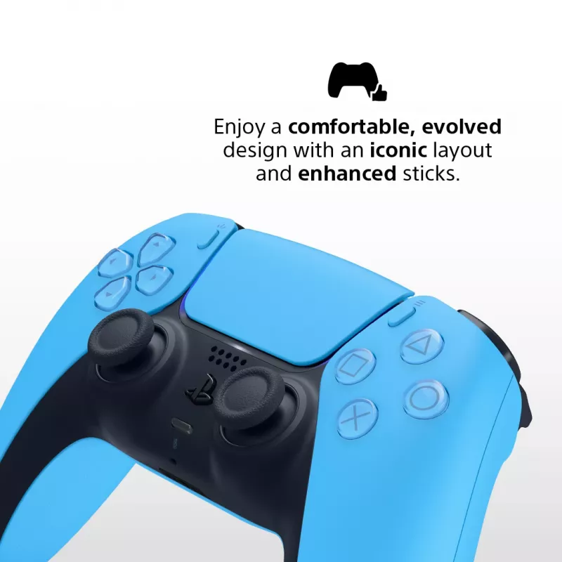 Mando Sony DualSense v3 Azul — Bluetooth/USB, USB-C, batería integrada, compatible con PlayStation 5