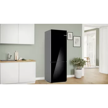 Frigorífico combi Bosch Serie 6 KGN49LBCF Independiente 440 L Negro