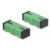 Acoplador de fibra óptica SC simplex conector hembra a SC simplex conector hembra 4 uds. DeLOCK 85923