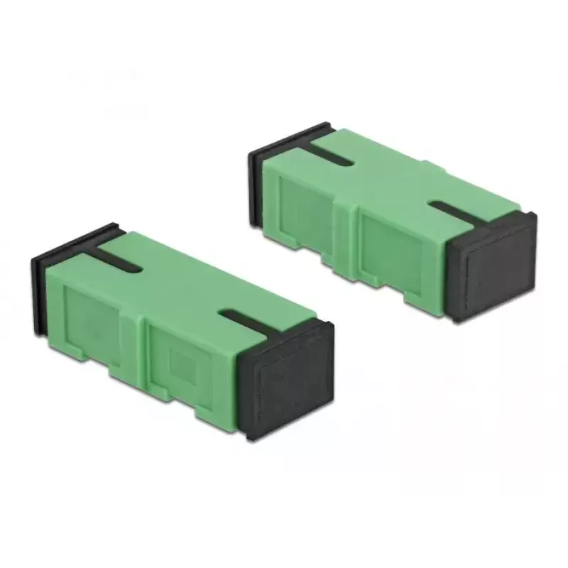 Acoplador de fibra óptica SC simplex conector hembra a SC simplex conector hembra 4 uds. DeLOCK 85923