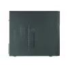 Caja de PC CHIEFTEC ATX Mini-Tower aluminio cepillado SECC negra — Micro ATX, 2 bahías de 3,5