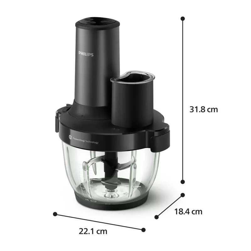 Philips Serie 5000 HR1507/00 picadora eléctrica 2 L 650 W negra
