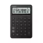 Calculadora de sobremesa CASIO MS-200DQ — Básica, 12 dígitos, batería/solar, funciones de impuestos y beneficios, negra