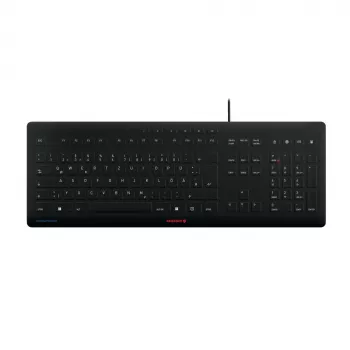 Teclado CHERRY Stream JK-8502DE-2 USB QWERTZ alemán negro con cable 115 teclas