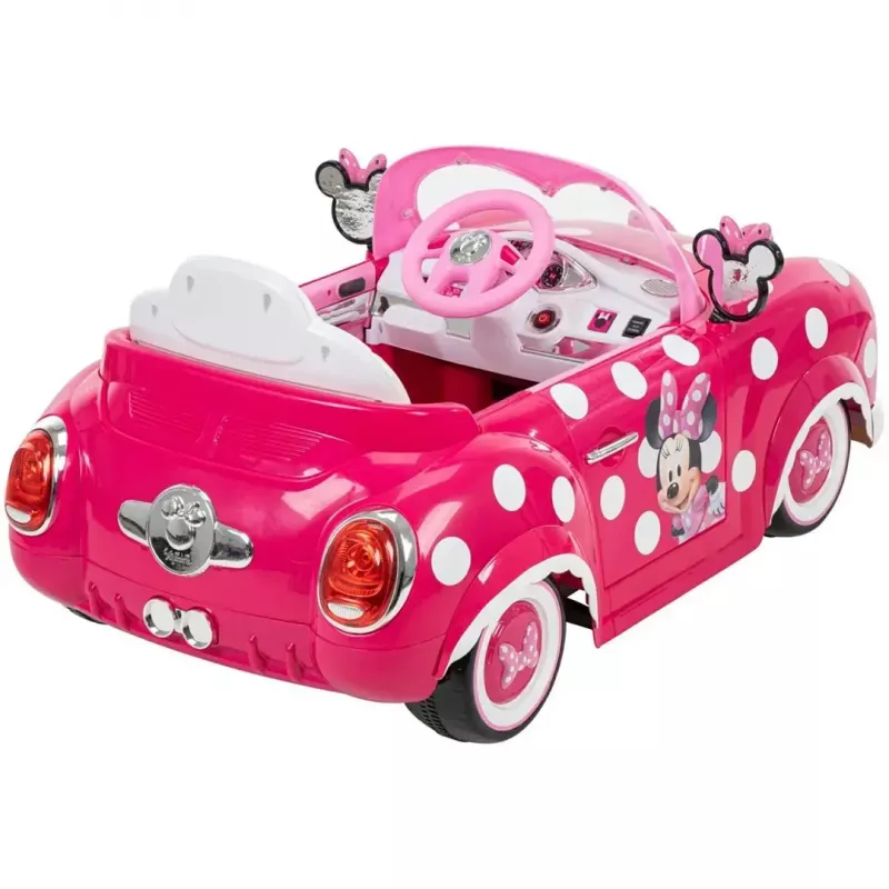Huffy 17315W Minnie Mouse coche eléctrico correpasillos para niños