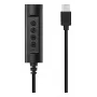 Sandberg Headset USB-C Controller, 1,5 m, mando, 25 g, negro