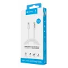Cable de carga Sandberg USB-C>MicroUSB 1m, 1 m, USB C, Micro-USB B, blanco