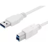 Cable Sandberg USB 3.0 A-B 1,8 m, 1,8 m, USB A, USB B, USB 3.2 Gen 1 (3.1 Gen 1), 5 Gbit/s, blanco