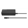 Fuente de alimentación universal para portátil/notebook Manhattan UE, 65 W, automática con 9 puntas de conector, compatible con la mayoría de portátiles, ideal como fuente de alimentación de repuesto, cable de red UE, compatible con, entre otros: Acer, Asus, Dell, Fujitsu, HP, Lenovo, Samsung, Toshiba y más