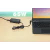 Fuente de alimentación universal para portátil/notebook Manhattan UE, 65 W, automática con 9 puntas de conector, compatible con la mayoría de portátiles, ideal como fuente de alimentación de repuesto, cable de red UE, compatible con, entre otros: Acer, Asus, Dell, Fujitsu, HP, Lenovo, Samsung, Toshiba y más