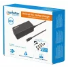 Fuente de alimentación universal para portátil/notebook Manhattan UE, 65 W, automática con 9 puntas de conector, compatible con la mayoría de portátiles, ideal como fuente de alimentación de repuesto, cable de red UE, compatible con, entre otros: Acer, Asus, Dell, Fujitsu, HP, Lenovo, Samsung, Toshiba y más