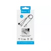 Cable de carga de viaje 3 en 1 Sandberg 100W, 1,2 m, USB A/USB C, negro