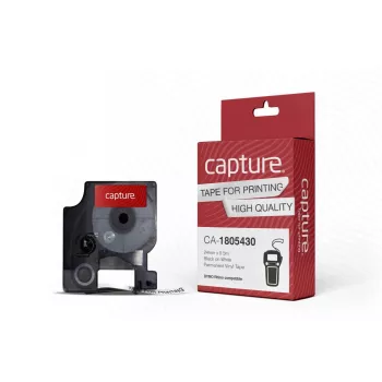 Cinta de etiquetar Capture CA-1805430 compatible con DYMO Rhino 4200 5200 6000