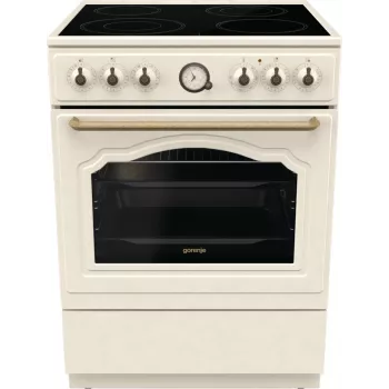 Cocina Gorenje GECS6B70CLI independiente con placa vitrocerámica beige