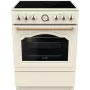 Cocina Gorenje GECS6B70CLI independiente con placa vitrocerámica beige