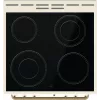 Cocina Gorenje GECS6B70CLI independiente con placa vitrocerámica beige