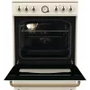 Cocina Gorenje GECS6B70CLI independiente con placa vitrocerámica beige