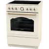 Cocina Gorenje GECS6B70CLI independiente con placa vitrocerámica beige