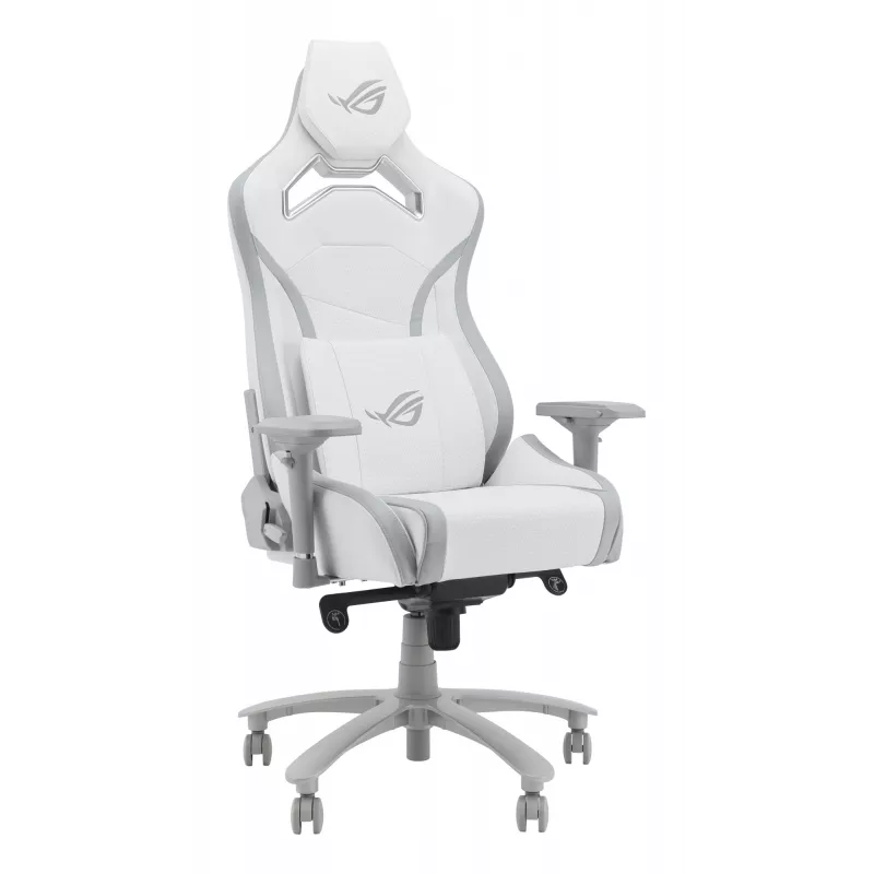 Silla gamer ASUS ROG Chariot X Core universal acolchada blanca