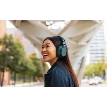 Auriculares de diadema inalámbricos Fairphone Fairbuds XL – Bluetooth, USB-C, llamadas y música, 20–20000 Hz, 10 m de alcance, verdes