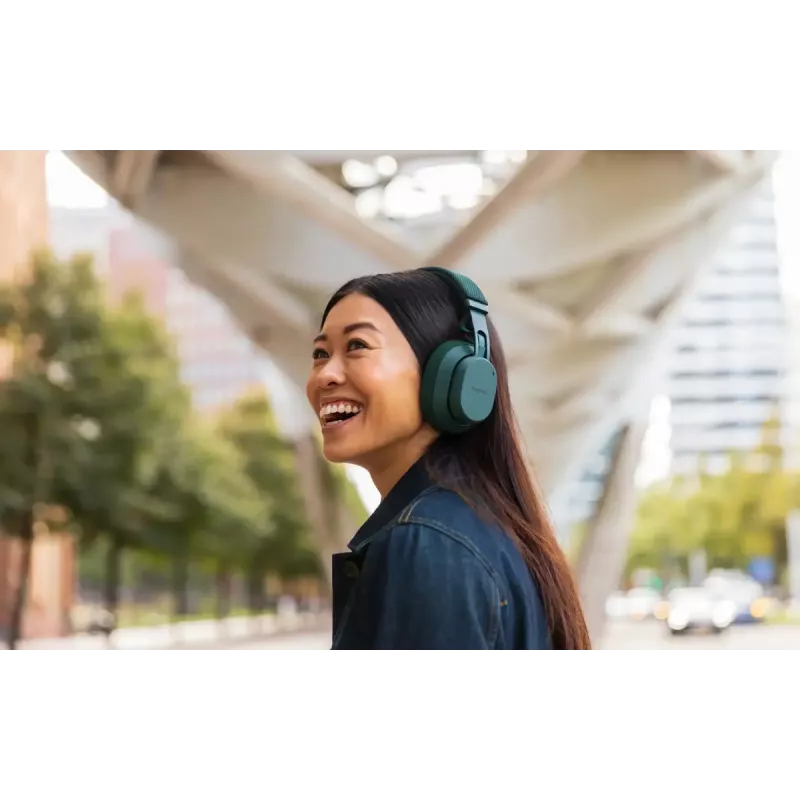 Auriculares de diadema inalámbricos Fairphone Fairbuds XL – Bluetooth, USB-C, llamadas y música, 20–20000 Hz, 10 m de alcance, verdes