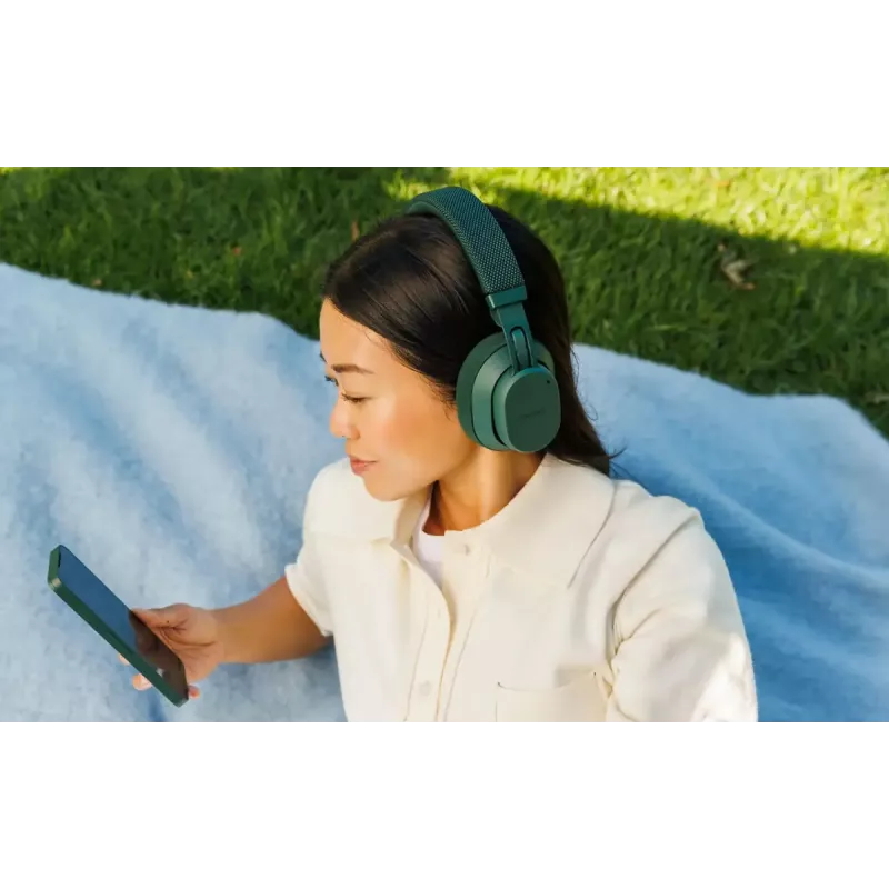 Auriculares de diadema inalámbricos Fairphone Fairbuds XL – Bluetooth, USB-C, llamadas y música, 20–20000 Hz, 10 m de alcance, verdes