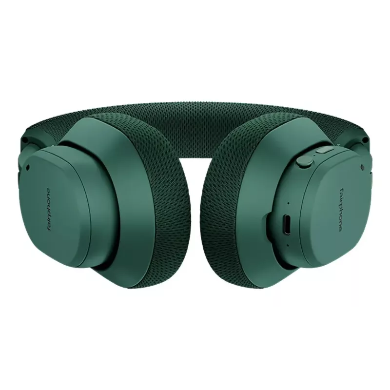 Auriculares de diadema inalámbricos Fairphone Fairbuds XL – Bluetooth, USB-C, llamadas y música, 20–20000 Hz, 10 m de alcance, verdes