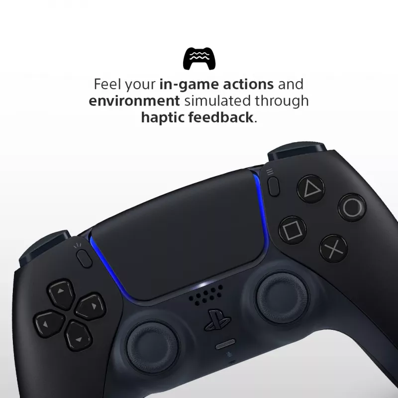 Mando Sony DualSense v3 negro — Bluetooth/USB, PS5, batería integrada, USB-C, con cable e inalámbrico
