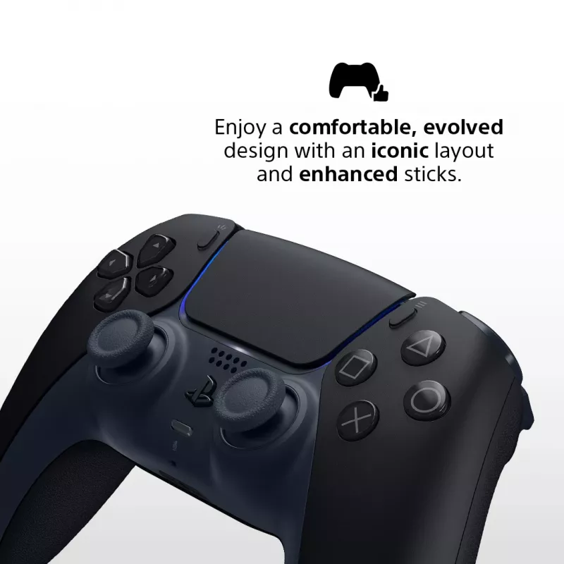 Mando Sony DualSense v3 negro — Bluetooth/USB, PS5, batería integrada, USB-C, con cable e inalámbrico