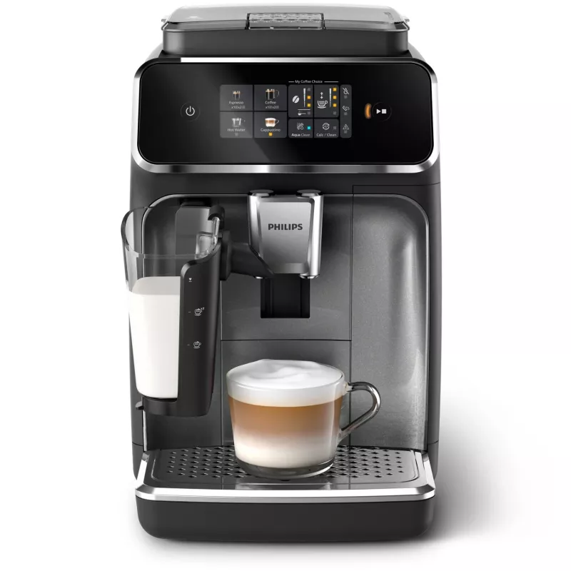 Philips Series 2300 EP2339/40 LatteGo cafetera espresso automática, Black Panthera/Chrome