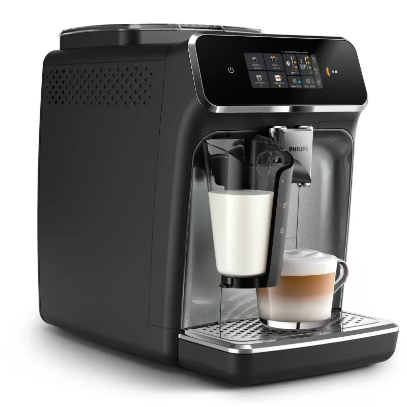 Philips Series 2300 EP2339/40 LatteGo cafetera espresso automática, Black Panthera/Chrome