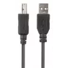 Cable USB 2.0 LANBERG CA-USBA-15CU-0030-BK, USB A a USB B, 3 m, negro