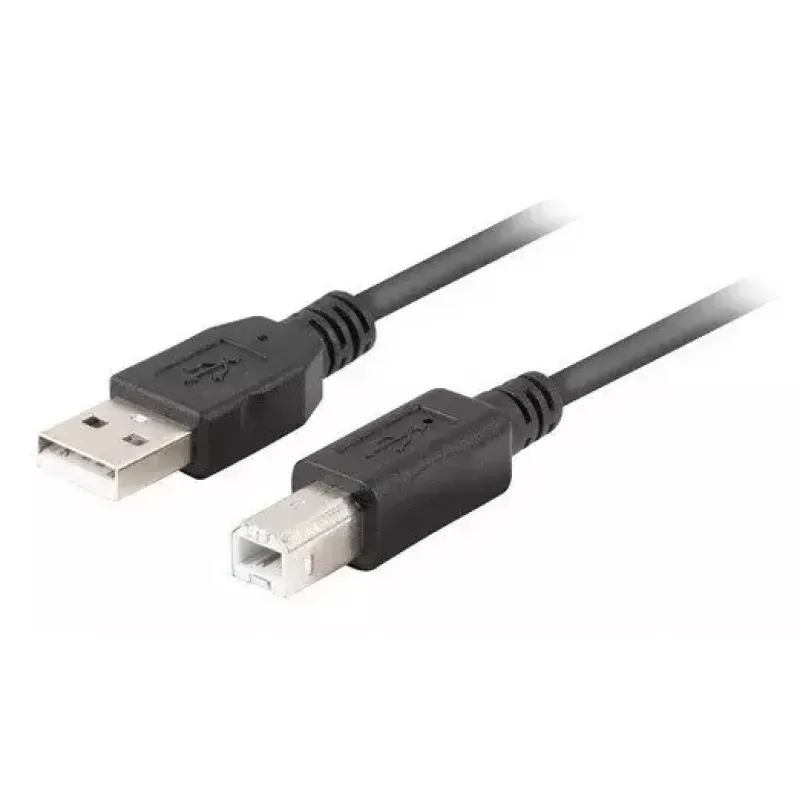 Cable USB 2.0 LANBERG CA-USBA-15CU-0030-BK, USB A a USB B, 3 m, negro