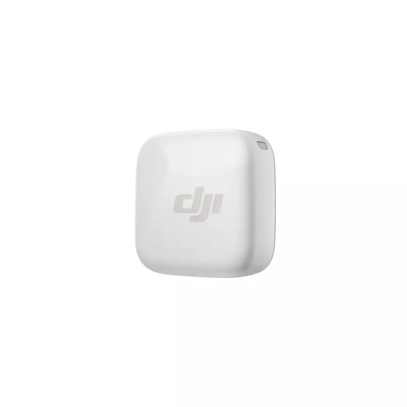 Transmisor de micrófono bodypack inalámbrico DJI CP.RN.00000430.01 — 100–20000 Hz, pila de 3,87 V, hasta 11,5 h, blanco, 26,1×26,6×16 mm