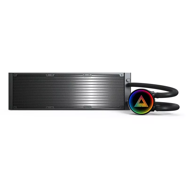 Montech LightFlow ARGB 360 refrigeración líquida todo en uno para procesador 12 cm negro 1 ud.