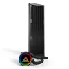 Montech LightFlow ARGB 360 refrigeración líquida todo en uno para procesador 12 cm negro 1 ud.