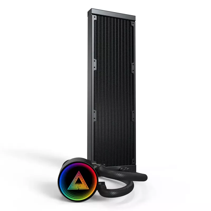 Montech LightFlow ARGB 360 refrigeración líquida todo en uno para procesador 12 cm negro 1 ud.