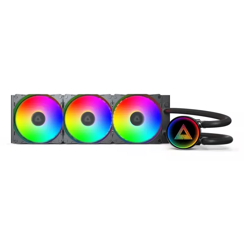 Montech LightFlow ARGB 360 refrigeración líquida todo en uno para procesador 12 cm negro 1 ud.