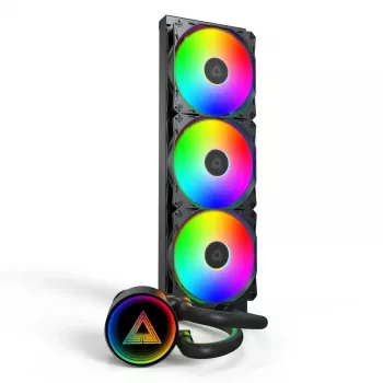 Montech LightFlow ARGB 360 refrigeración líquida todo en uno para procesador 12 cm negro 1 ud.